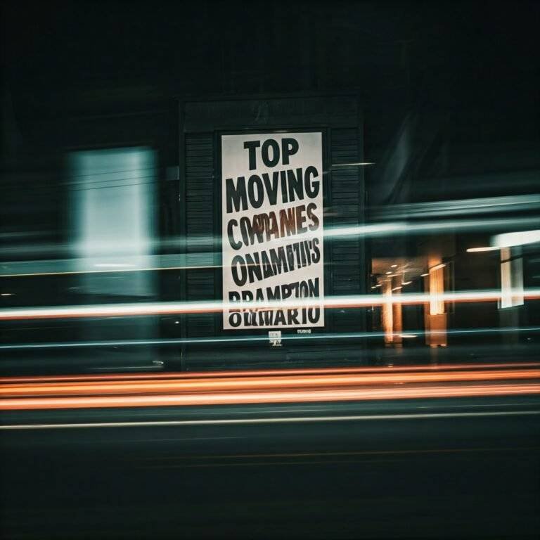 Top Moving Companies in Brampton Ontario
